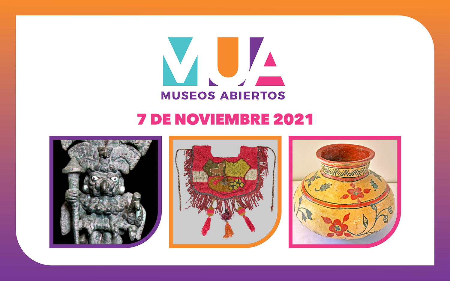 Actividades de "Museos Abiertos" - MUA en noviembre 2021