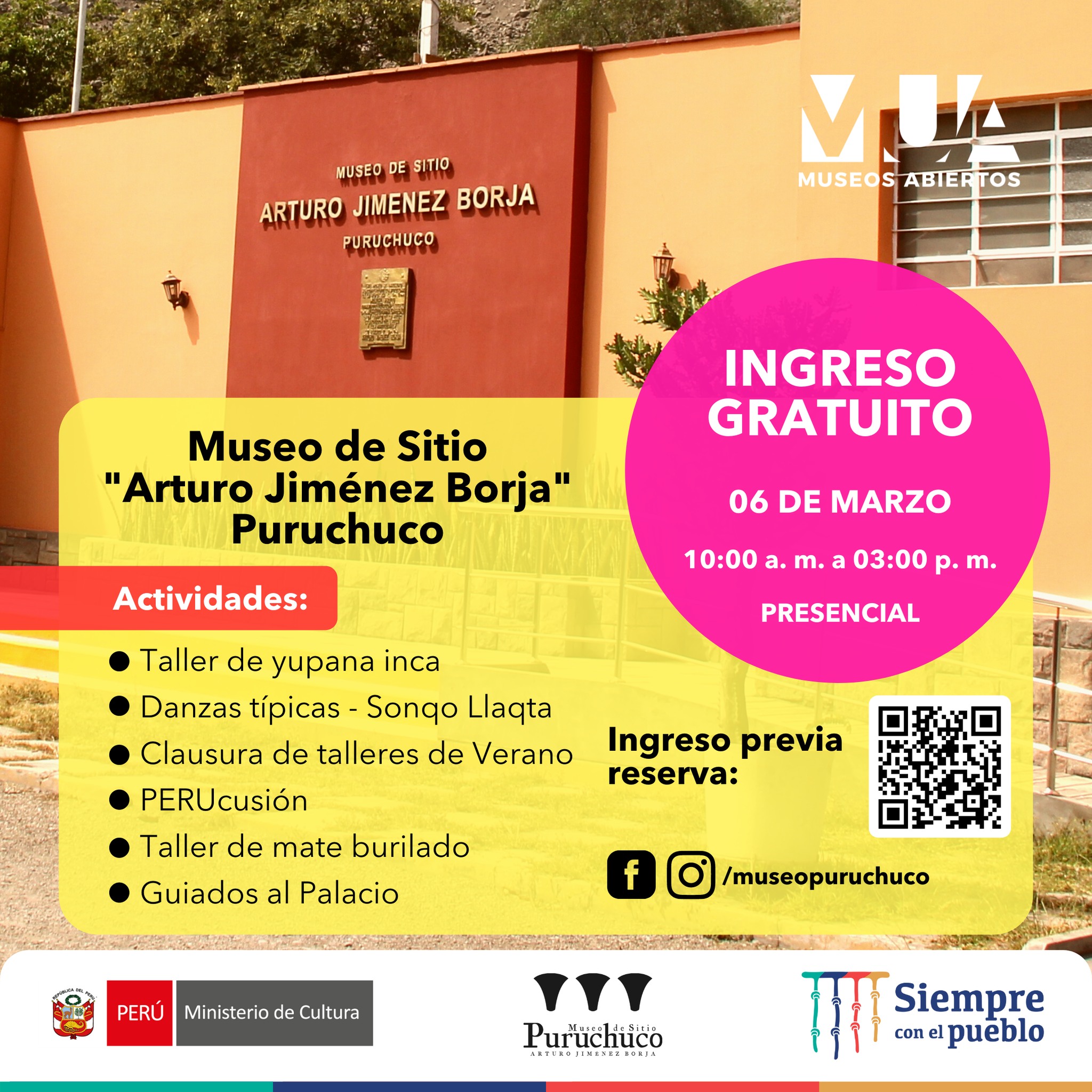 Actividades y talleres en el Museo de Sitio "Arturo Jiménez Borja" – Puruchuco