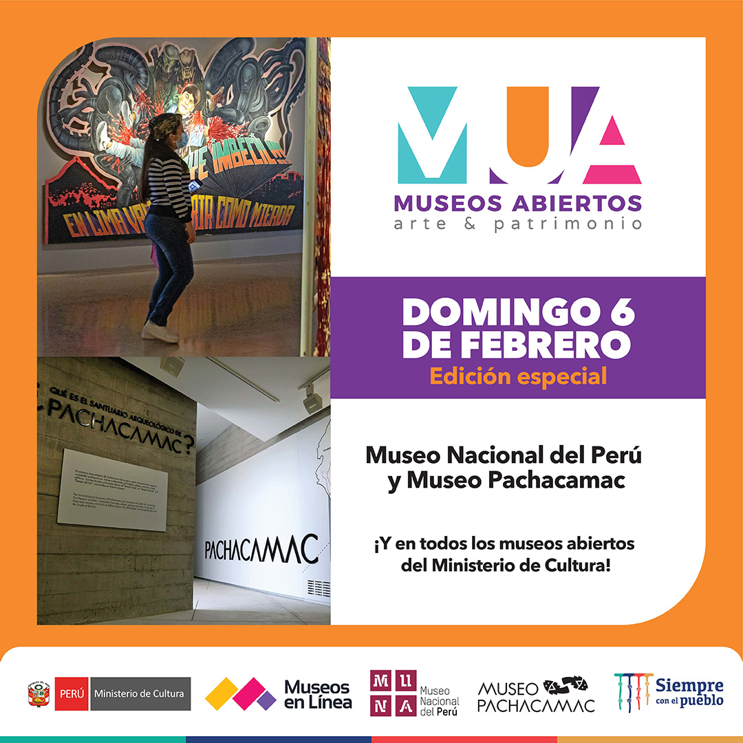 Edición especial de Museos Abiertos - MUA en Museo Pachacamac y Museo Nacional del Perú