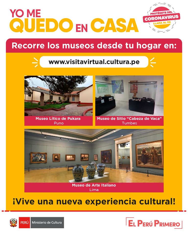El Ministerio de Cultura te invita a recorrer los Museos Abiertos desde casa