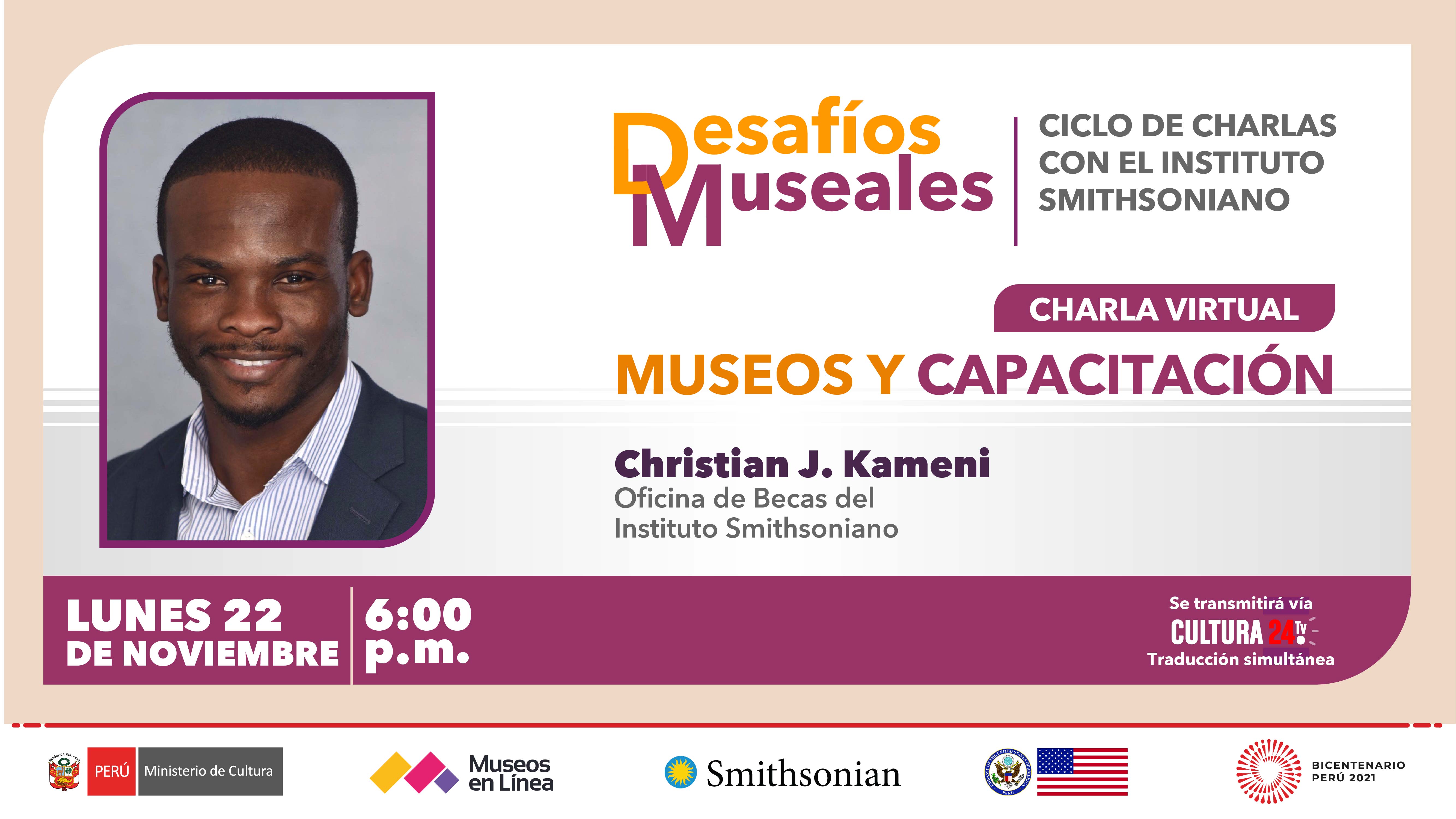 Ministerio de Cultura organiza charla virtual “Museos y Capacitación”