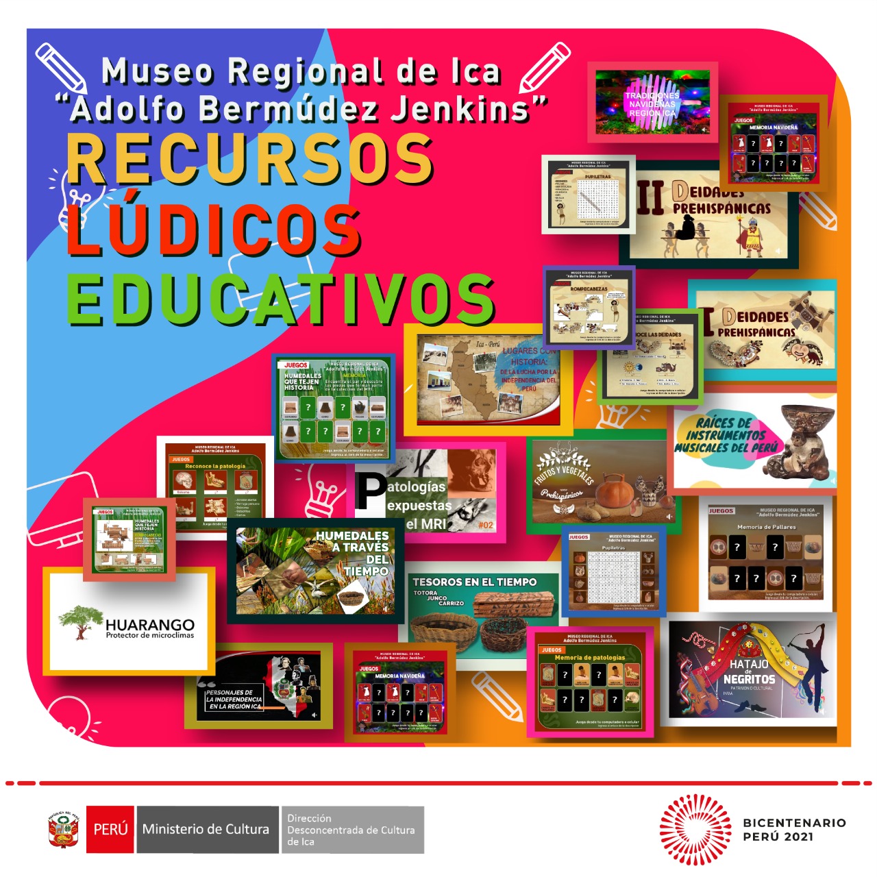 Recursos lúdicos y educativos del Museo Regional de Ica