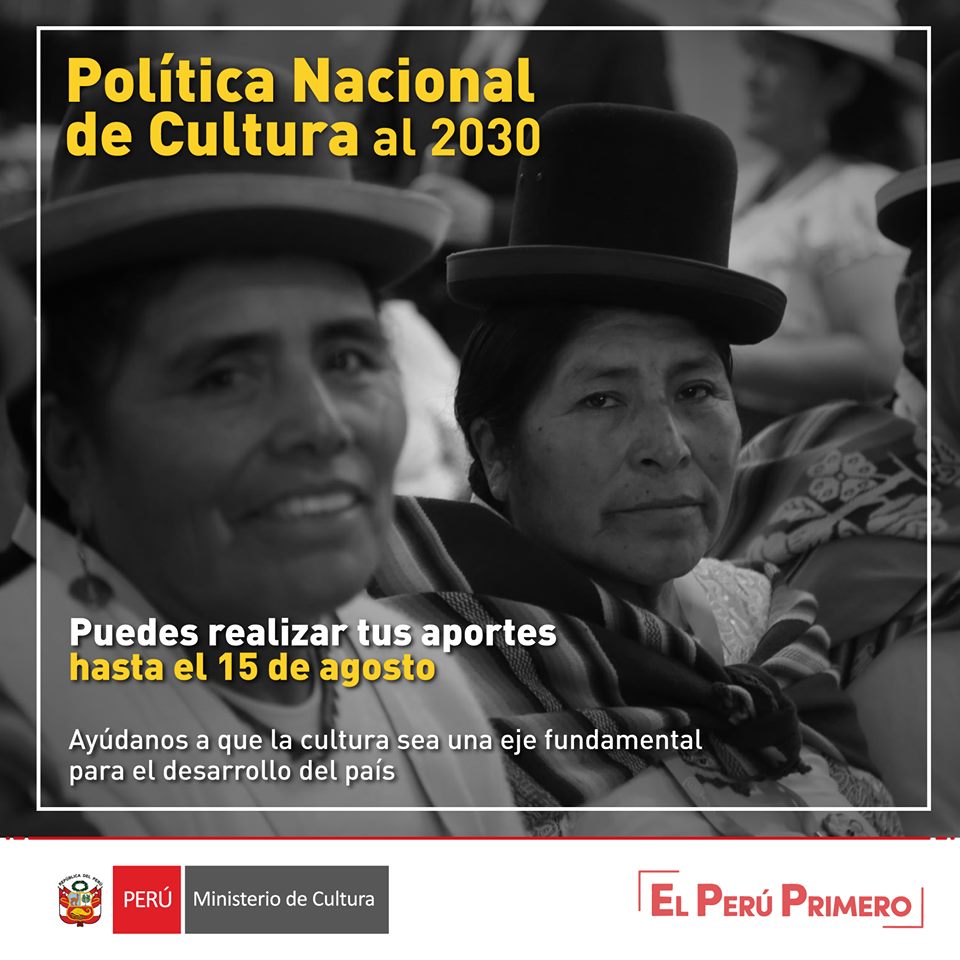 Política Nacional de Cultura al 2030
