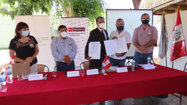 DDC Ica suscribe acuerdo con la Cámara de Comercio Industria y Turismo para mejoras en Museo Adolfo Bermúdez Jenkins