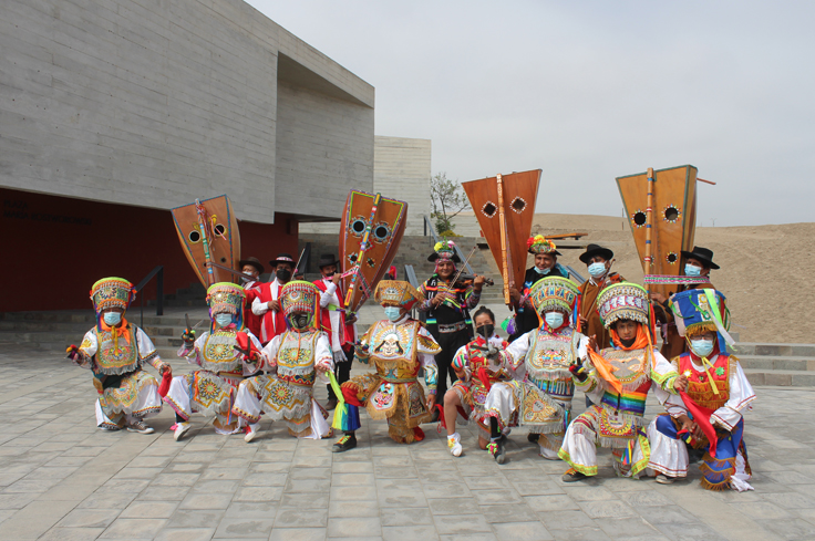 Danzantes de tijeras - Museo Pachacamac