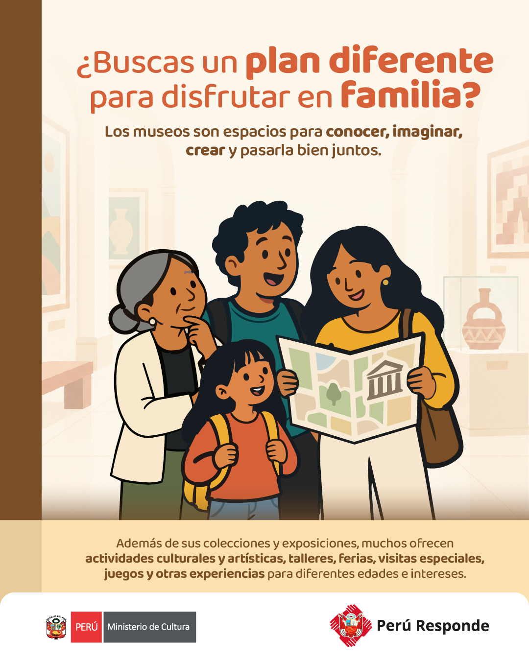 Visita el museo en familia