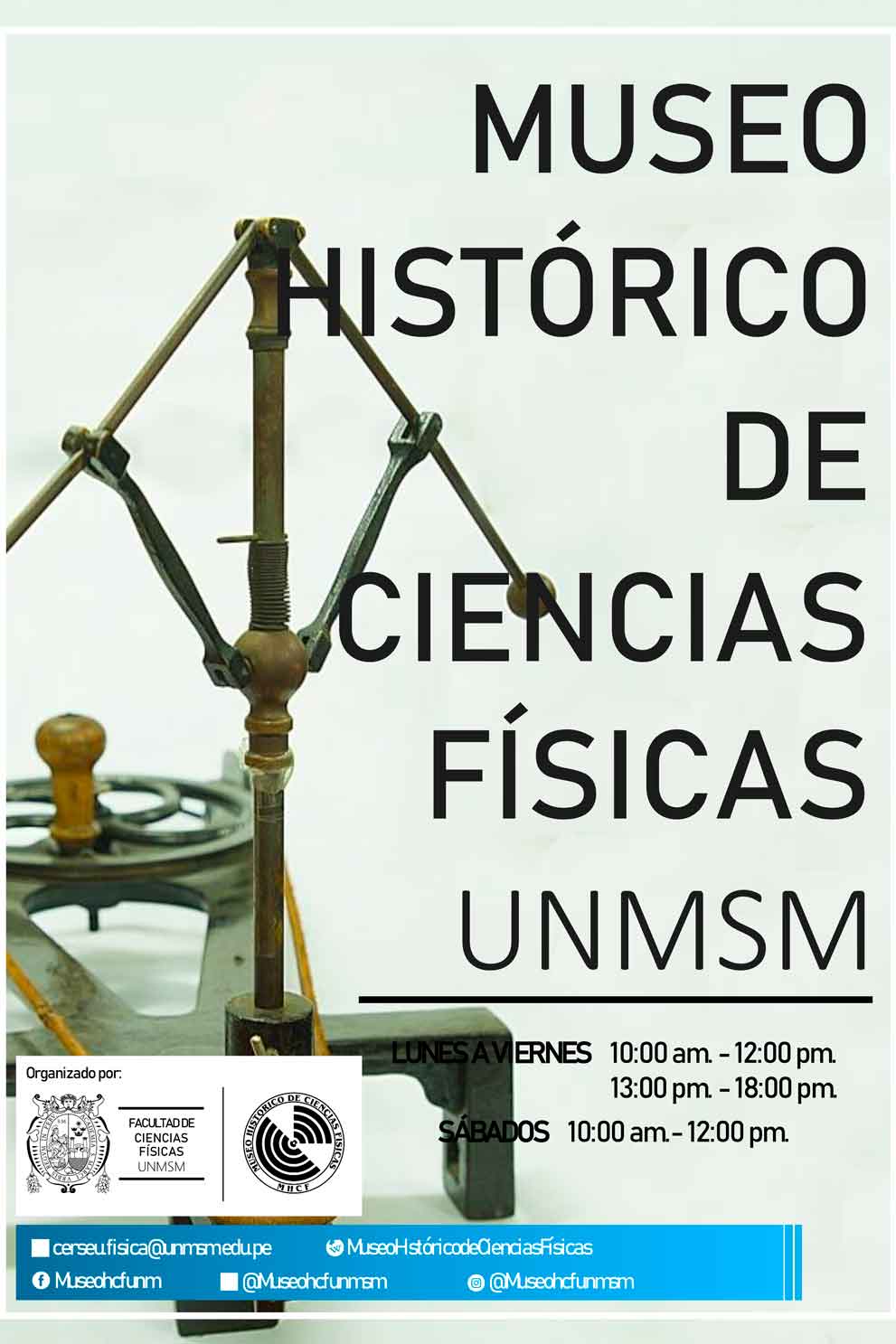 Afiche Museo Histórico de Ciencias Físicas
