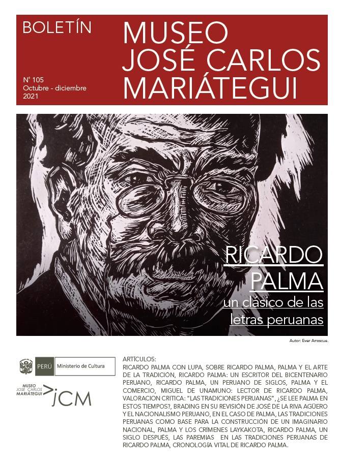 Boletín Museo José Carlos Mariátegui N° 105 julio-setiembre 2021