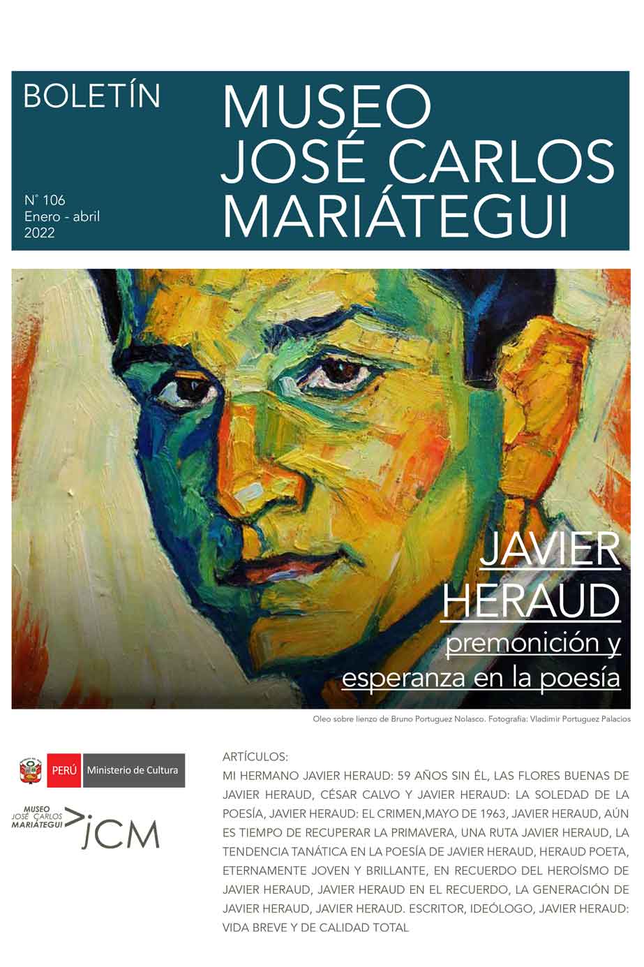 Boletín Museo José Carlos Mariátegui N° 106 enero-abril 2022