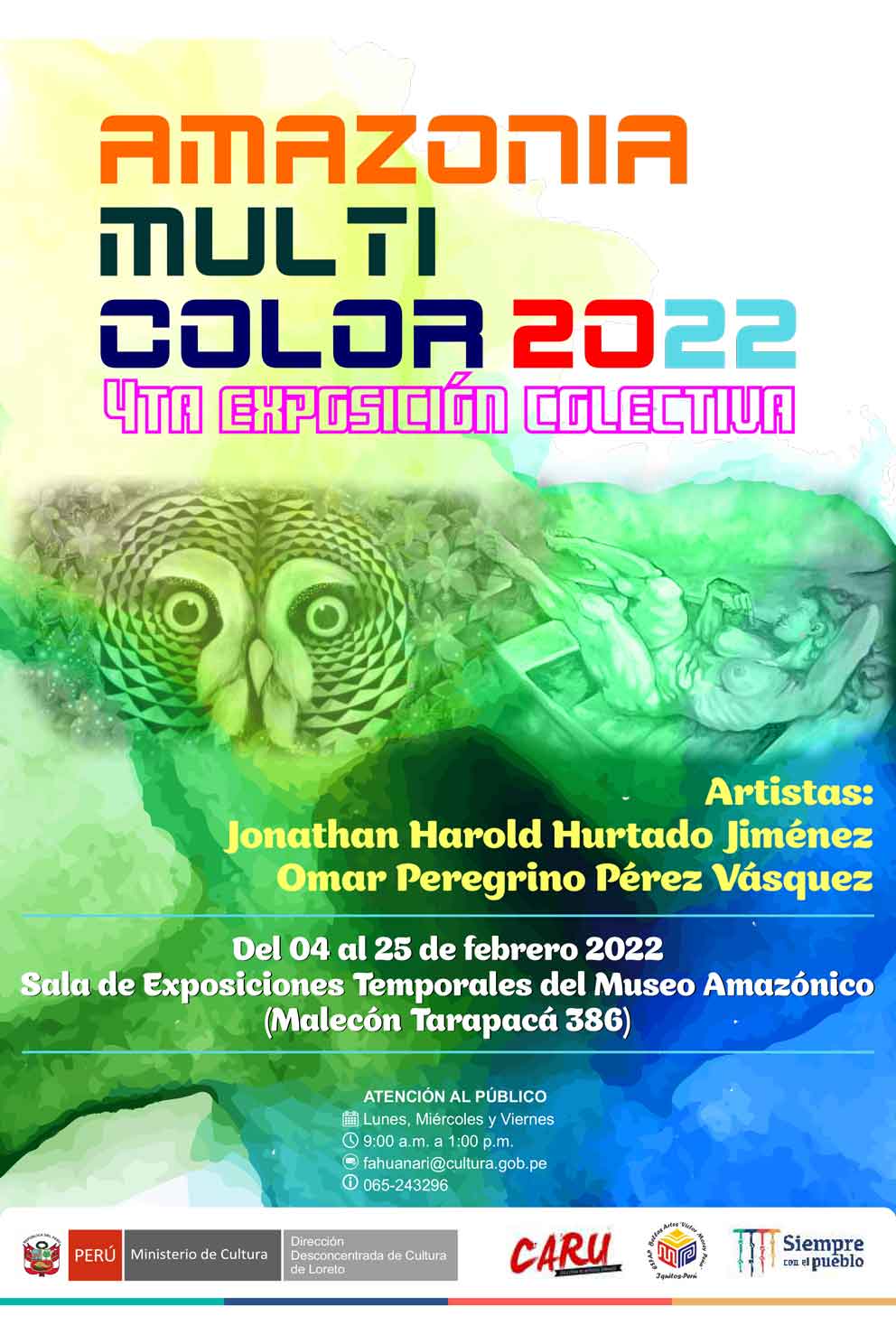 Amazonía multicolor 2022 4ta exposición colectiva
