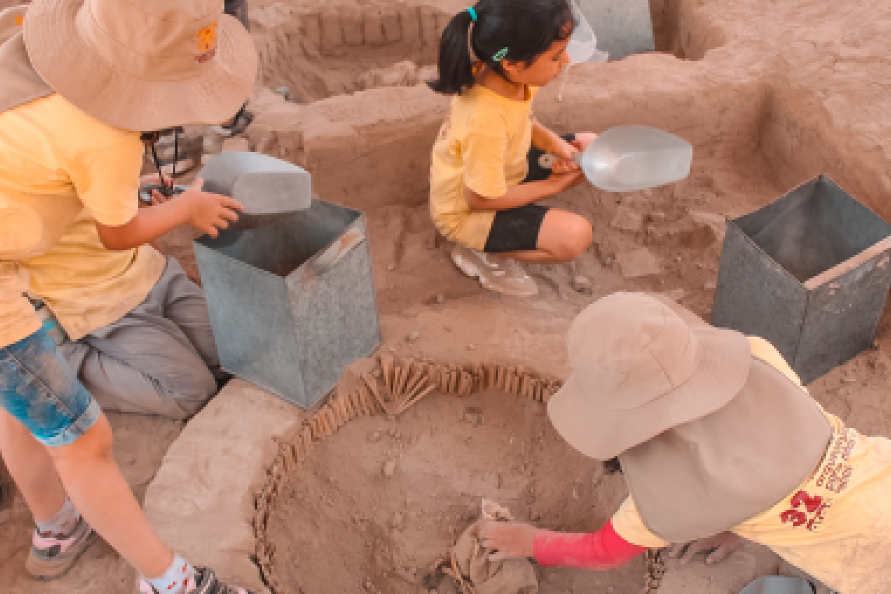 Taller de arqueología para niños y niñas