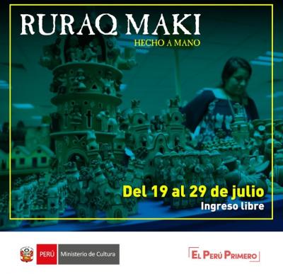 Ruraq maki: Hecho a mano, se inauguró la exposición de arte tradicional más importante del país