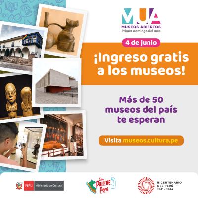 Museos Abiertos: Este domingo 4 de junio ingreso libre a más de 50 museos administrados por el Ministerio de Cultura