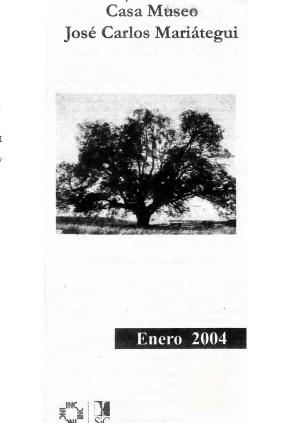 Boletín Museo José Carlos Mariátegui enero 2004