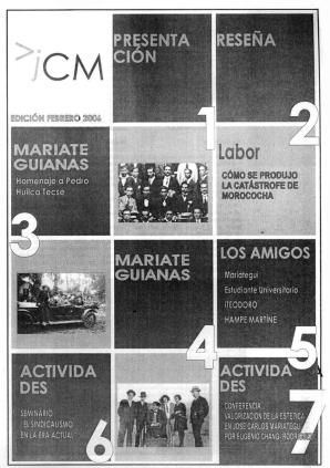 Boletín Museo José Carlos Mariátegui febrero 2006