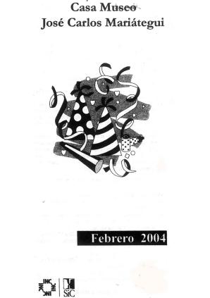 Boletín Museo José Carlos Mariátegui febrero 2004