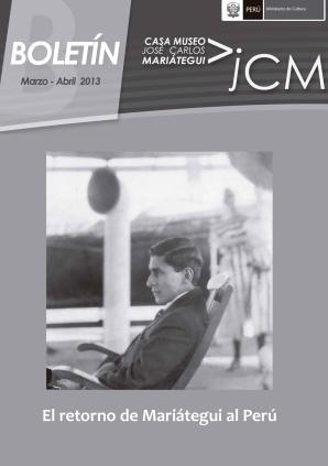 Boletín Museo José Carlos Mariátegui marzo-abril 2013