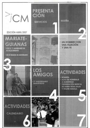 Boletín Museo José Carlos Mariátegui abril 2007