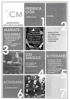 Boletín Museo José Carlos Mariátegui mayo 2007