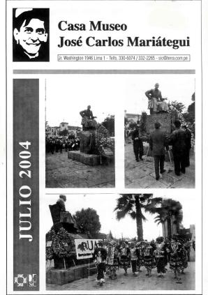 Boletín Museo José Carlos Mariátegui julio 2004