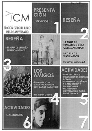 Boletín Museo José Carlos Mariátegui junio 2007