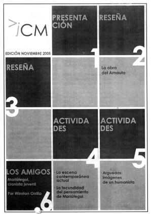 Boletín Museo José Carlos Mariátegui noviembre 2005