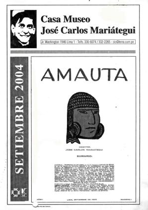 Boletín Museo José Carlos Mariátegui setiembre 2004