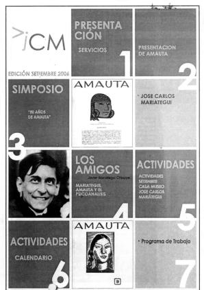Boletín Museo José Carlos Mariátegui setiembre 2006
