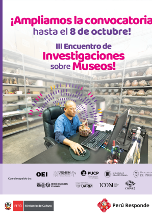 Ampliación de convocatoria III Encuentro de Investigadores sobre Museos