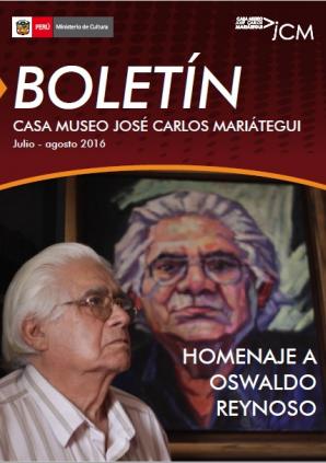 Boletín Museo José Carlos Mariátegui julio-agosto 2016