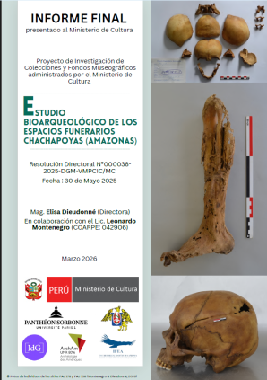 Dieudonné (2026) “Estudio bioarqueológico de los espacios funerarios Chachapoyas (Amazonas)”