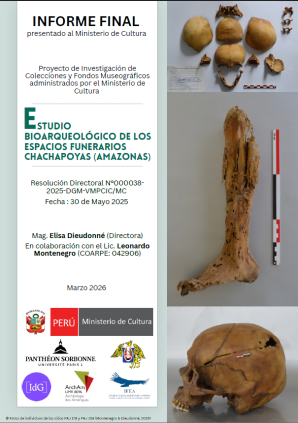 Dieudonné (2026) “Estudio bioarqueológico de los espacios funerarios Chachapoyas (Amazonas)”