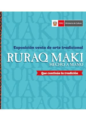 Ruraq maki Hecho a mano, diciembre 2021