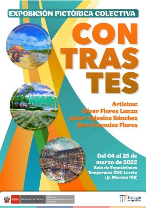 Exposición pictórica colectiva Contrastes