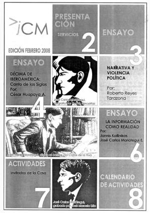 Boletín Museo José Carlos Mariátegui febrero 2008