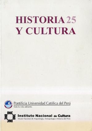 Historia y Cultura Vol. 25