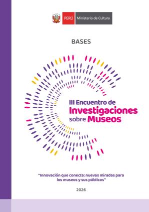Bases del III Encuentro de Investigaciones sobre Museos