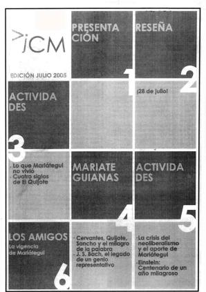 Boletín Museo José Carlos Mariátegui julio 2005