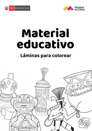 Material educativo. Láminas para colorear