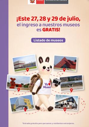 Ingreso libre 27, 28 y 29 julio 2026
