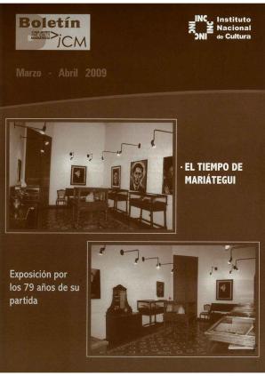 Boletín Museo José Carlos Mariátegui marzo-abril 2009