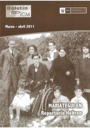 Boletín Museo José Carlos Mariátegui marzo-abril 2011