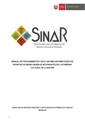 Manual de procedimientos en el Sistema Informatizado de Registro de Bienes Muebles