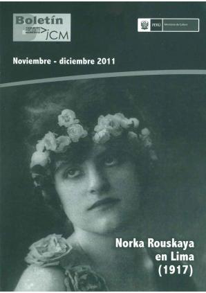Boletín Museo José Carlos Mariátegui noviembre-diciembre 2011