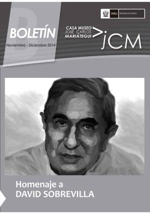 Boletín Museo José Carlos Mariátegui noviembre-diciembre 2014