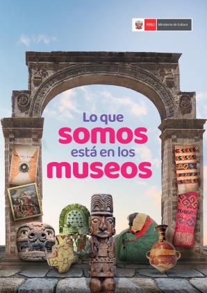 Desplegable "Lo que somos está en los museos" Mapa