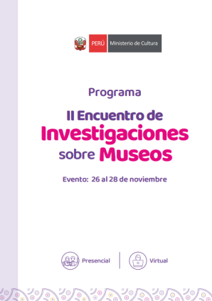 Programa completo del II Encuentro de Investigaciones sobre Museos 2025