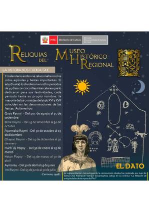 Reliquias del Museo Histórico Regional del Cusco diciembre 2020