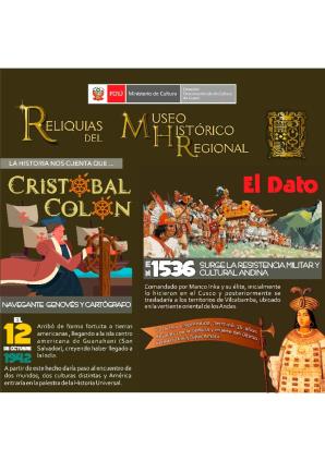 Reliquias del Museo Histórico Regional del Cusco octubre 2020