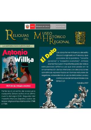 Reliquias del Museo Histórico Regional del Cusco setiembre 2020